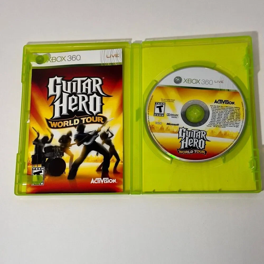 Guitar Hero World Tour XBOX 360 Activision Music/Rhythm Videogame